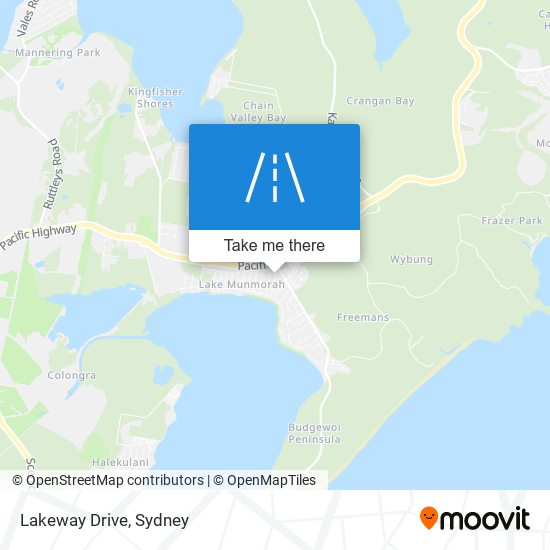 Lakeway Drive map