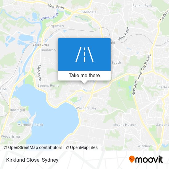 Kirkland Close map