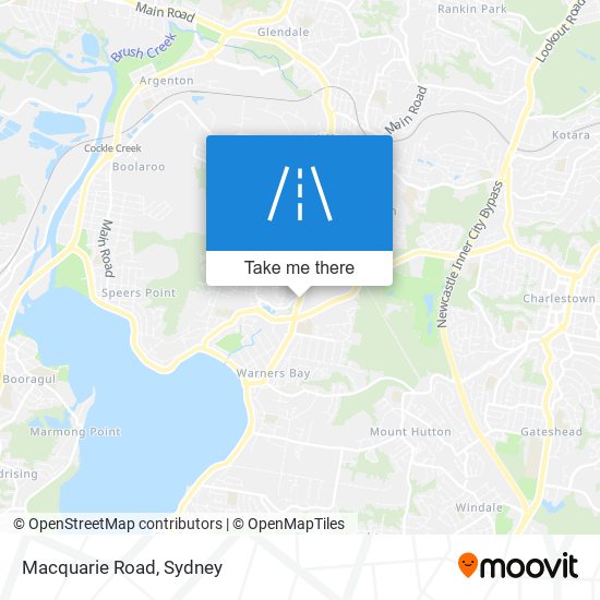 Macquarie Road map