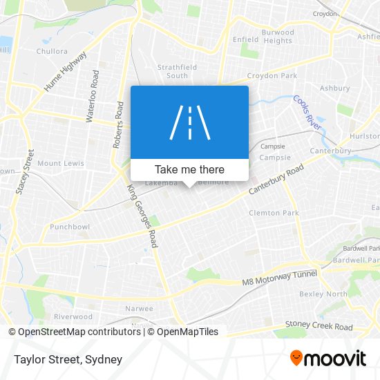 Taylor Street map