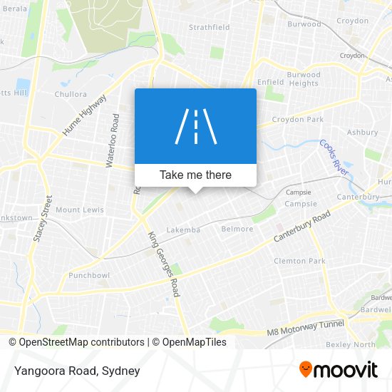 Yangoora Road map