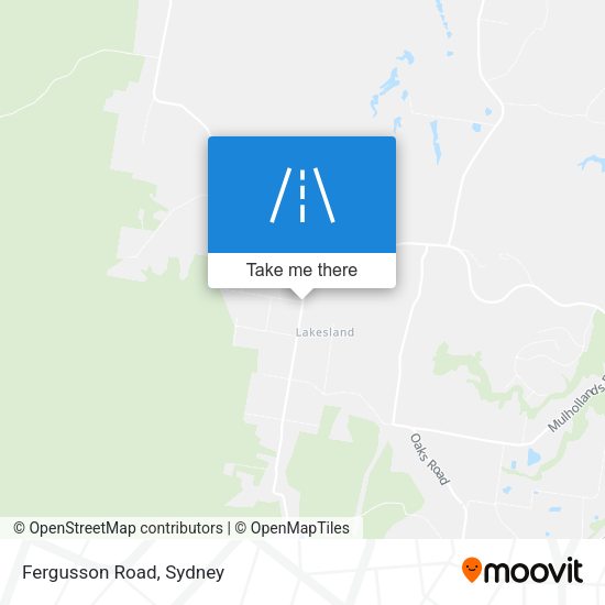 Fergusson Road map