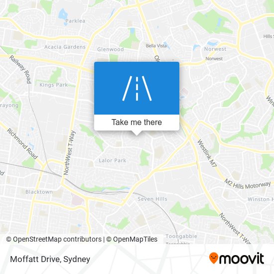 Moffatt Drive map