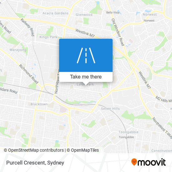 Purcell Crescent map