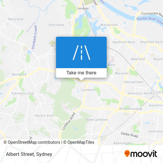 Albert Street map