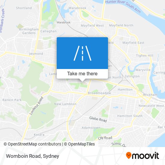 Womboin Road map