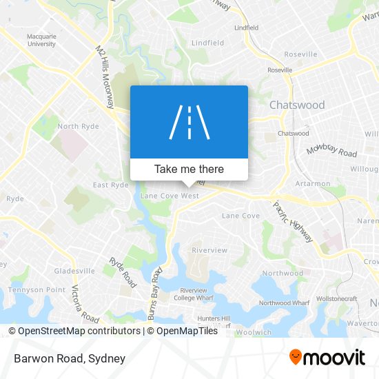 Barwon Road map