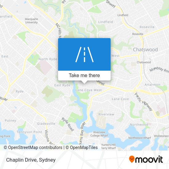Chaplin Drive map