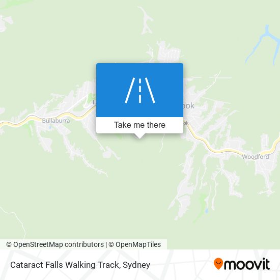 Cataract Falls Walking Track map