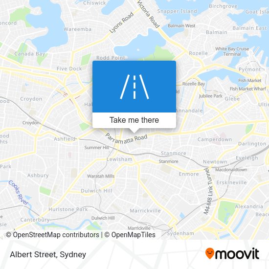 Albert Street map
