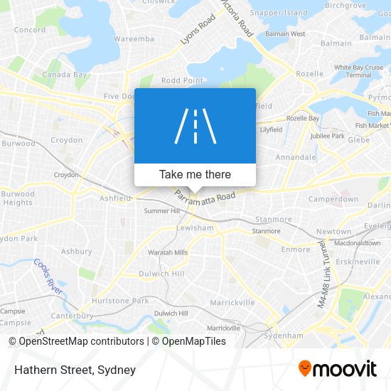 Hathern Street map