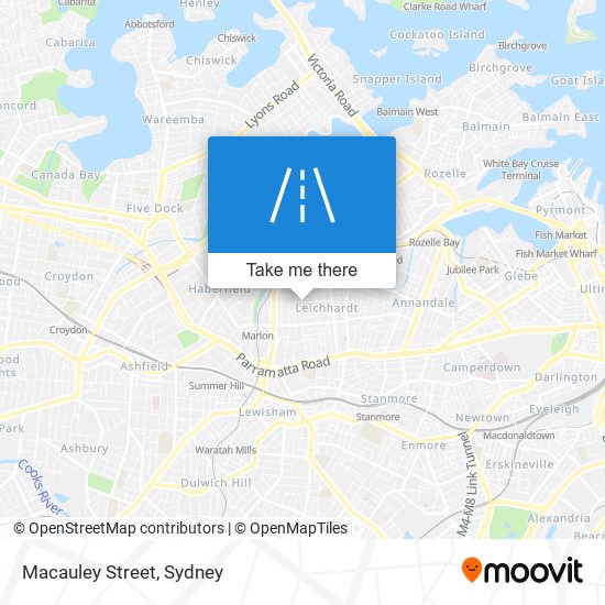 Macauley Street map