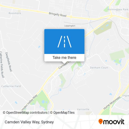 Camden Valley Way map