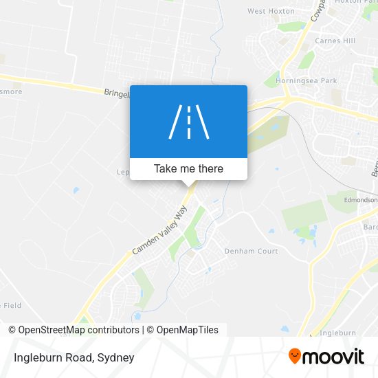 Ingleburn Road map