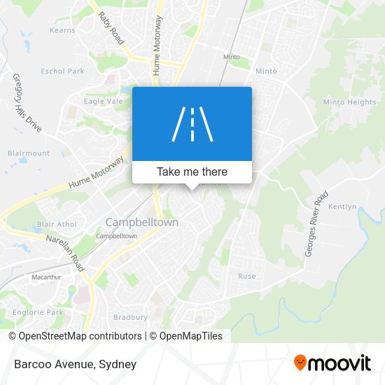 Barcoo Avenue map