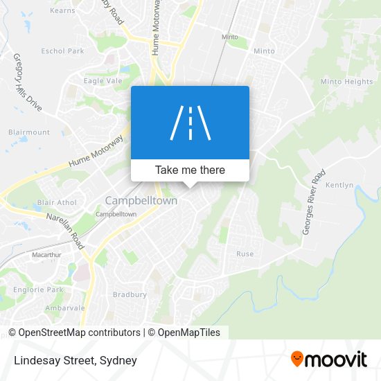 Lindesay Street map