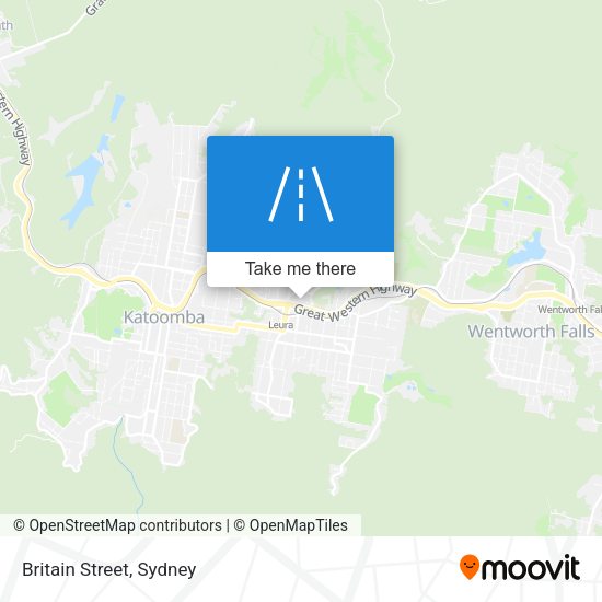 Britain Street map