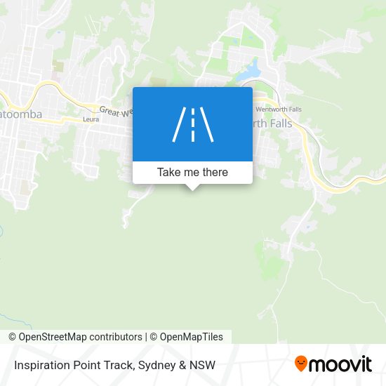 Inspiration Point Track map
