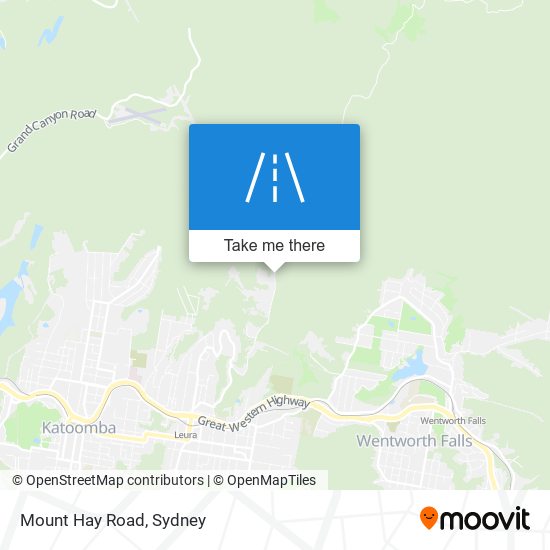 Mapa Mount Hay Road