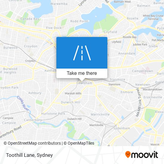 Toothill Lane map