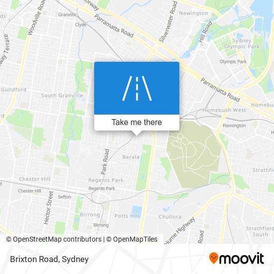Mapa Brixton Road