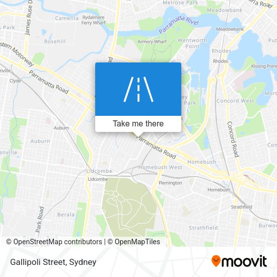 Gallipoli Street map