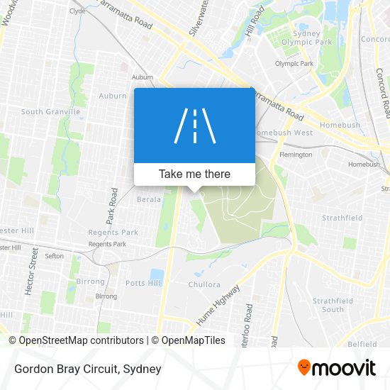 Gordon Bray Circuit map