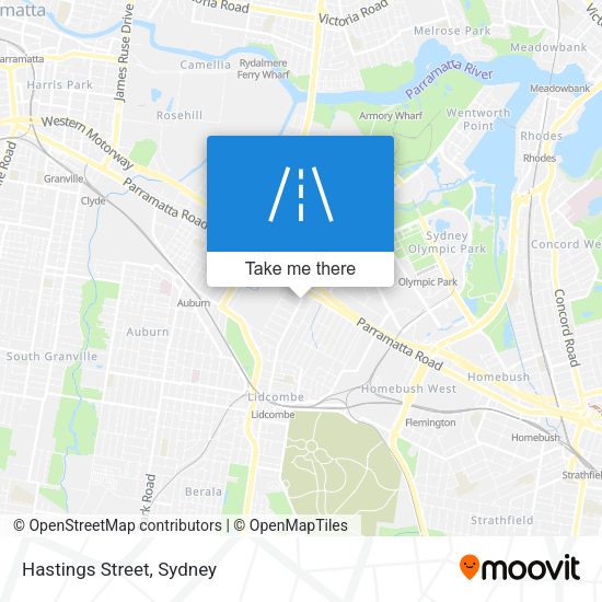 Hastings Street map
