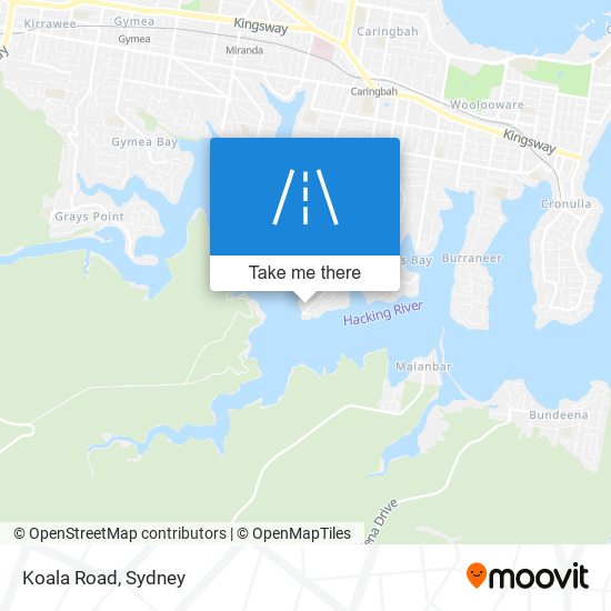 Mapa Koala Road
