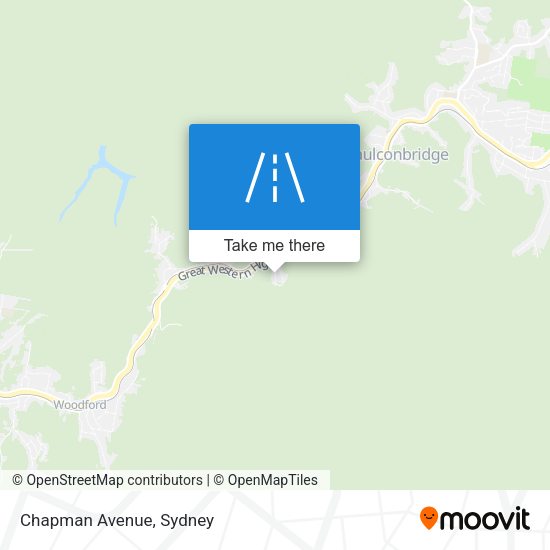 Chapman Avenue map