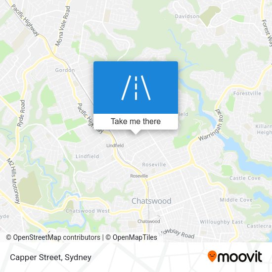 Capper Street map