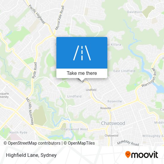 Highfield Lane map