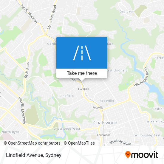 Lindfield Avenue map