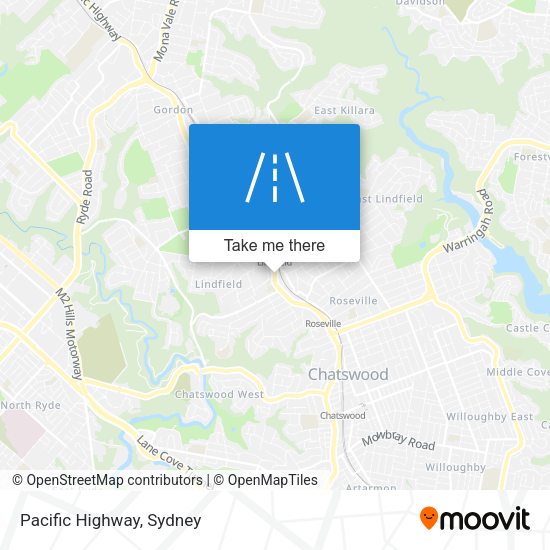 Pacific Highway map