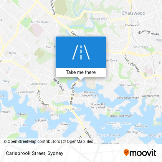 Carisbrook Street map