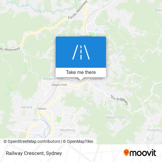 Railway Crescent map