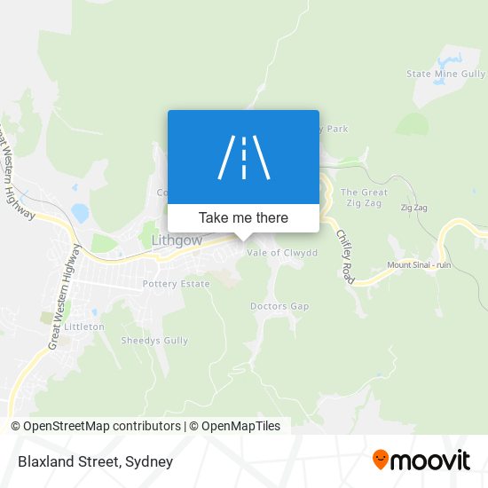 Blaxland Street map