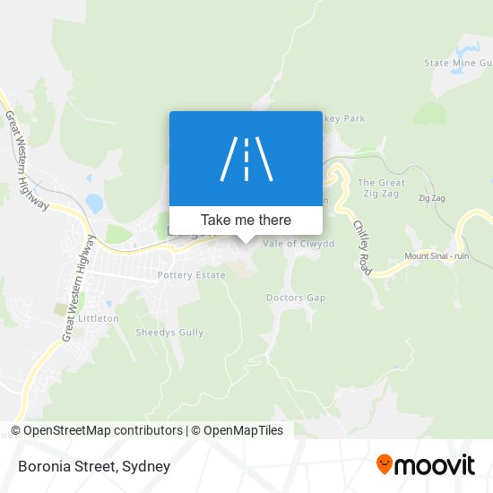 Boronia Street map