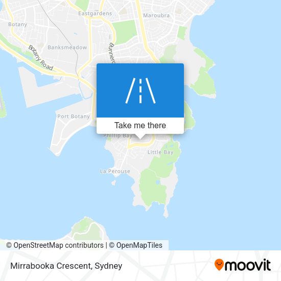 Mirrabooka Crescent map