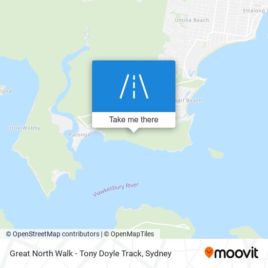 Great North Walk - Tony Doyle Track map