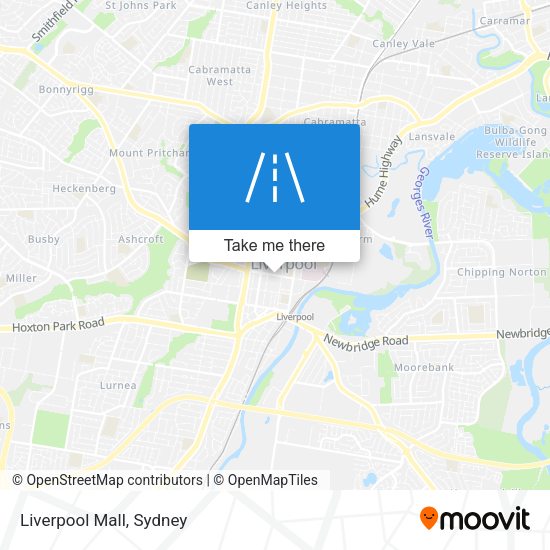 Liverpool Mall map