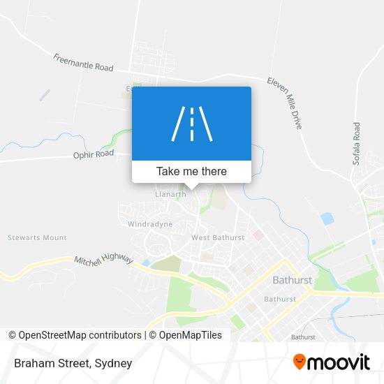 Braham Street map