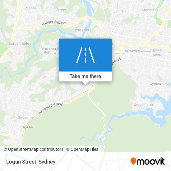 Logan Street map