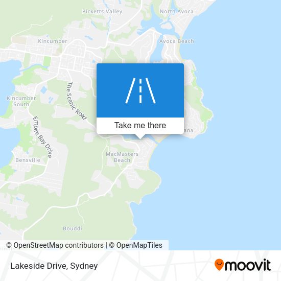 Lakeside Drive map