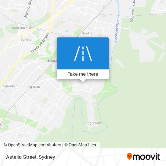 Astelia Street map