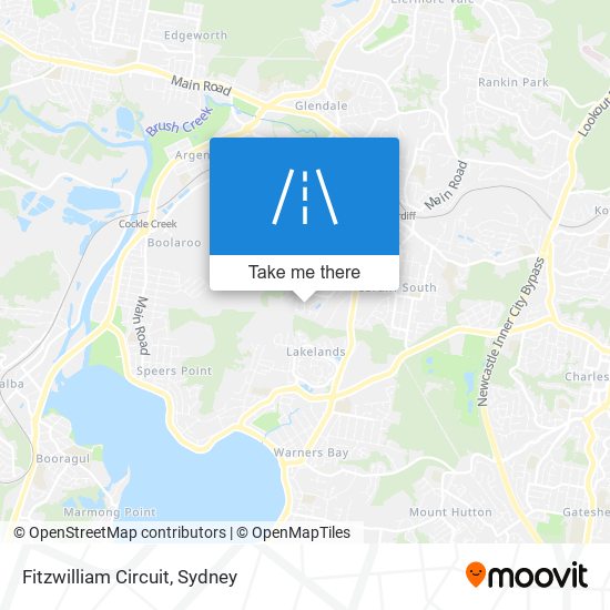 Mapa Fitzwilliam Circuit