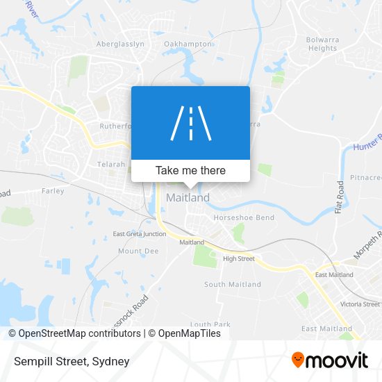 Sempill Street map