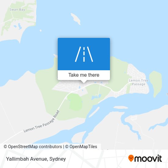 Yallimbah Avenue map