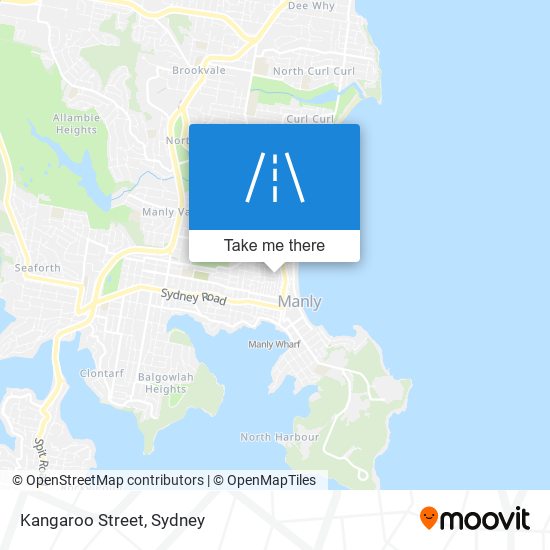 Kangaroo Street map