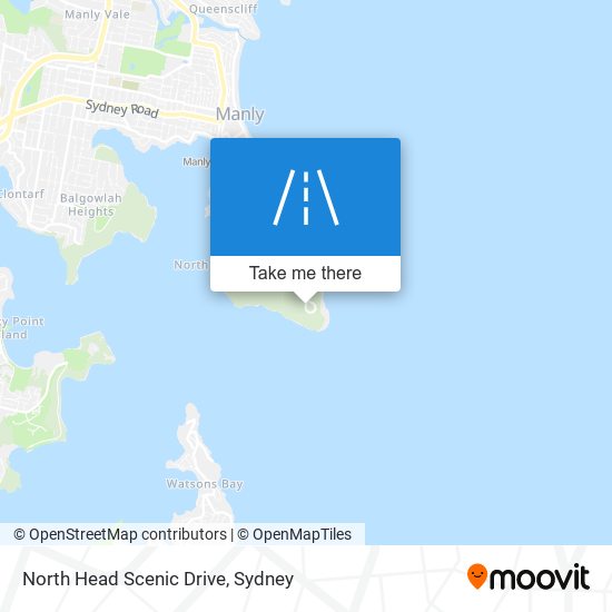 North Head Scenic Drive map